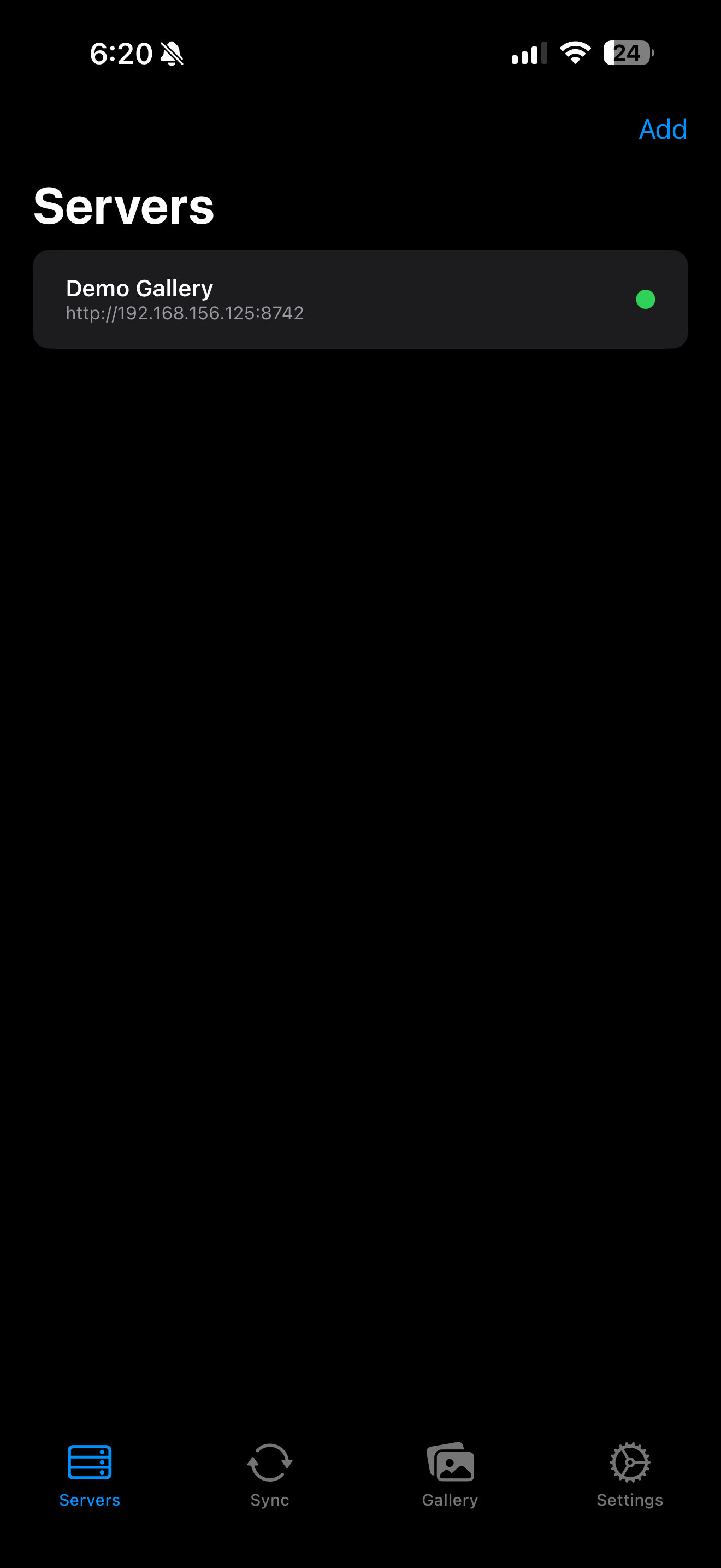 Server Tab
